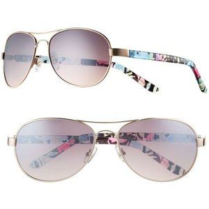 Tropical Floral Aviator Sunglasses